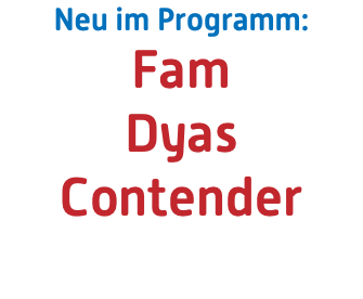 Neu im Programm: Fam Dyas Contender